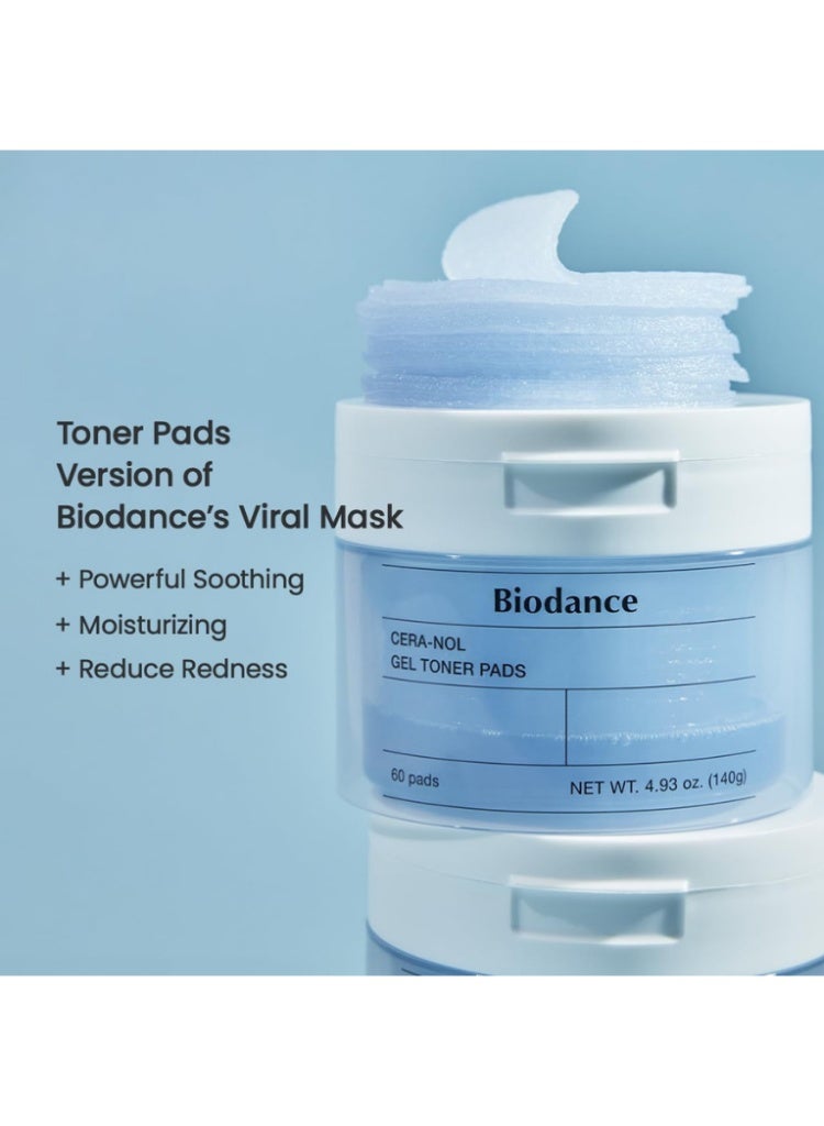 Biodance Gel Toner Pads Set – Collagen, Niacinamide, Cera-nol & Sea Kelp Pads for Hydration, Brightening & Smooth Skin - Image 4